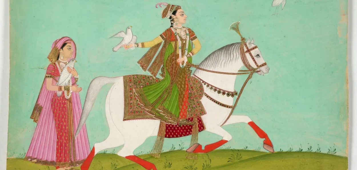 An 18th-century painting of Chand Bibi