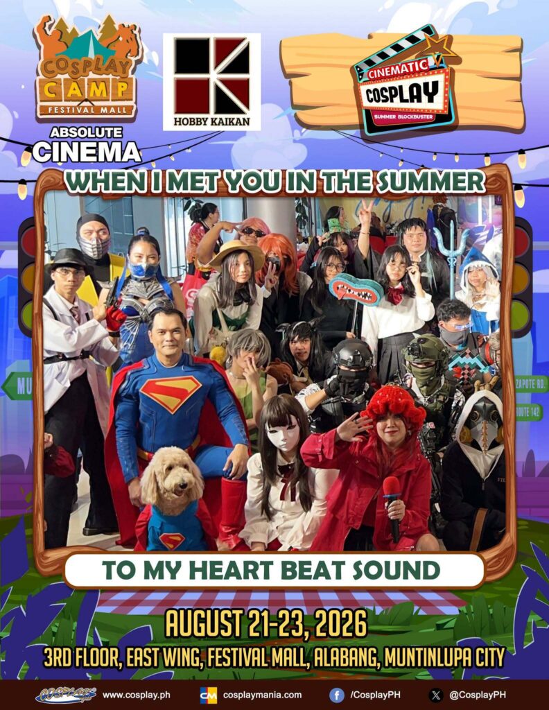 Cosplay Camp: Absolute Cinema at Festival Mall, Alabang this August 21-23