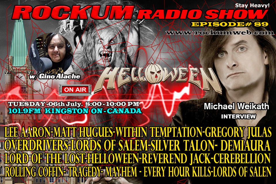 Rockum Radio Show w/ Gino Alache EP89- Interview HELLOWEEN - MICHAEL WEIKATH