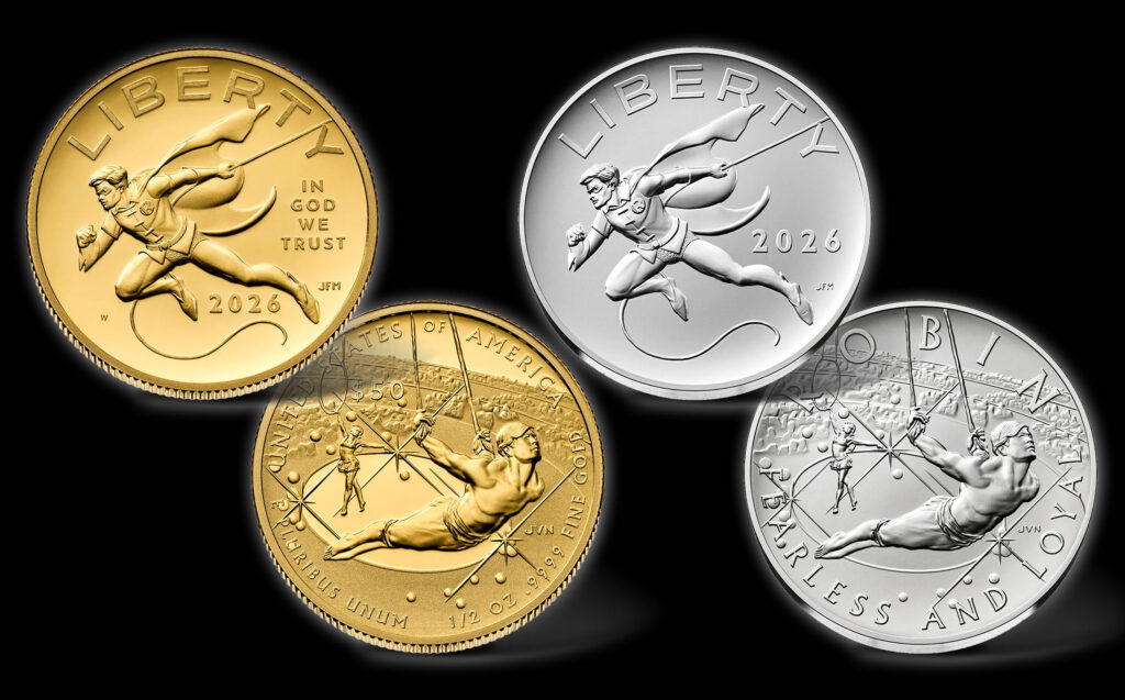 U.S. Mint Reveals 2026 Robin Comic Art Coin and Medals