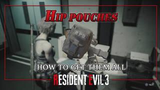 ALL Hip Pouches in Resident Evil 3 Remake and How to Get Them