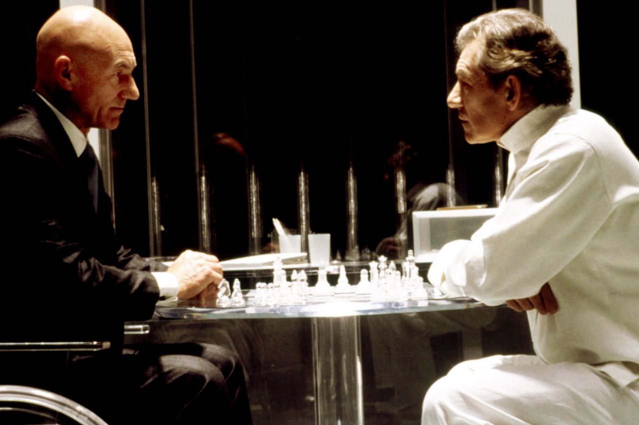 Old chums Professor X and Magneto have a game of chess (Professor X is probably cheating because he can read Magneto's mind)Credit: 20th Century Fox Film Corp