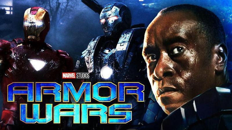 Don Cheadle, Iron Man, and War Machine.