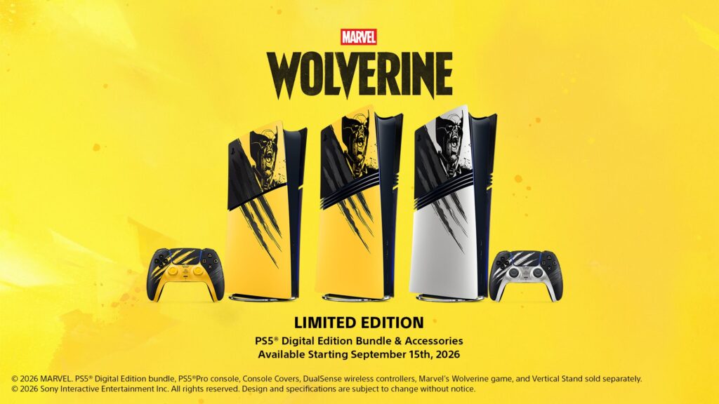 First look at Marvel’s Wolverine Limited Edition PS5 Console bundle and accessories 