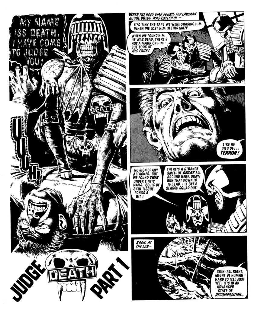 Fifty Years of Judge Dredd - Sample Strip