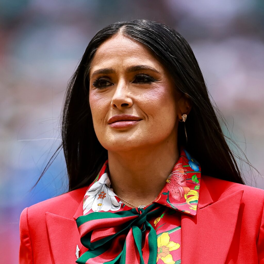 Salma Hayek Becomes a Grandma as Stepson François Pinault Jr. Welcomes Baby With Wife Lara