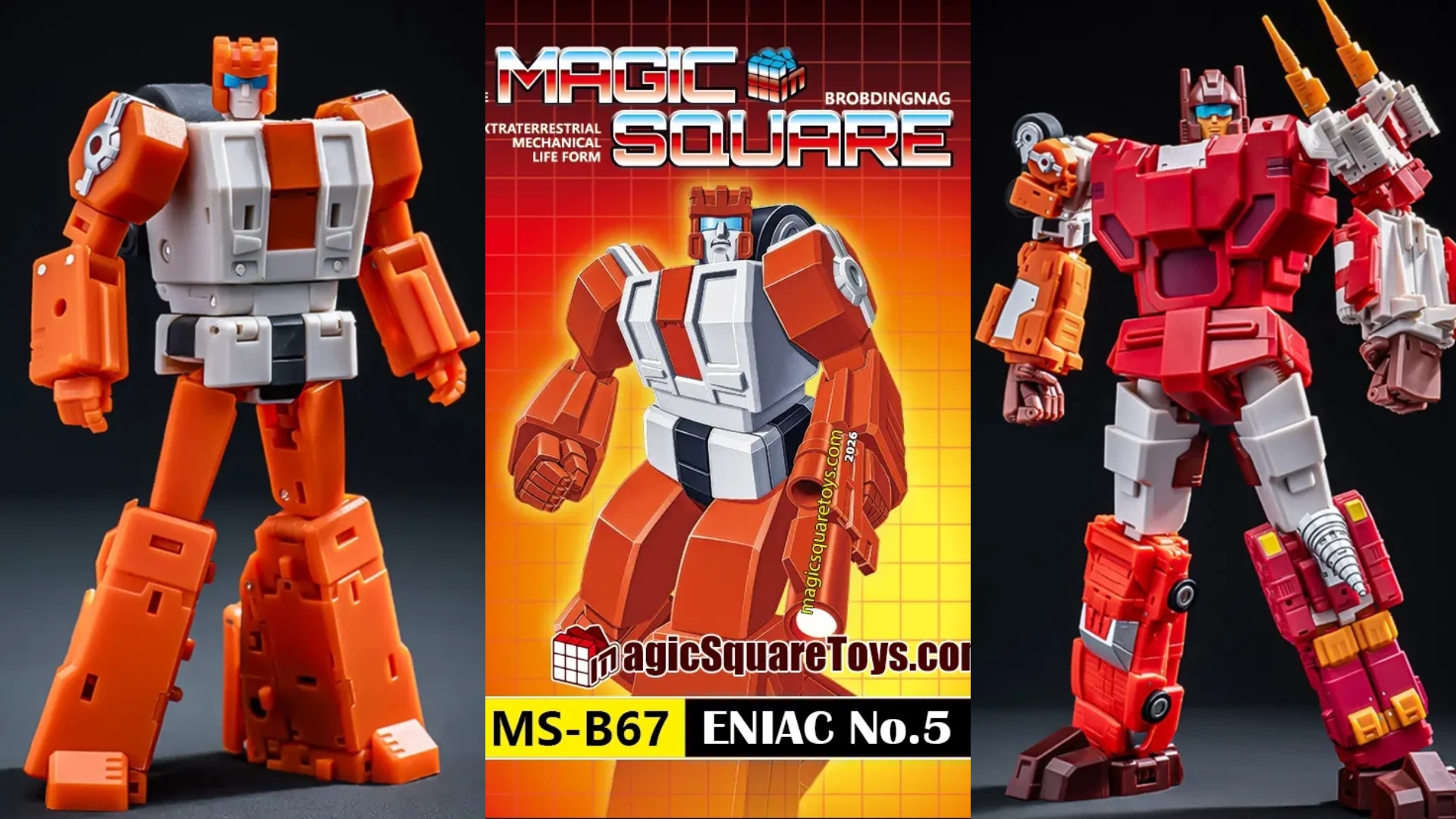 MS-B67 Eniac No.5 (Legends Scattershot) New Stock Color Images From Magic Square Toys