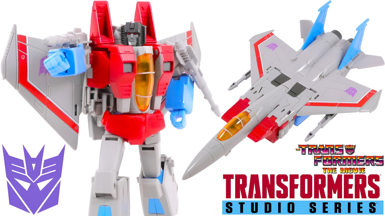 Transformers Studio Series 86 MTMTE Collection Voyager Class Starscream Review (4k)