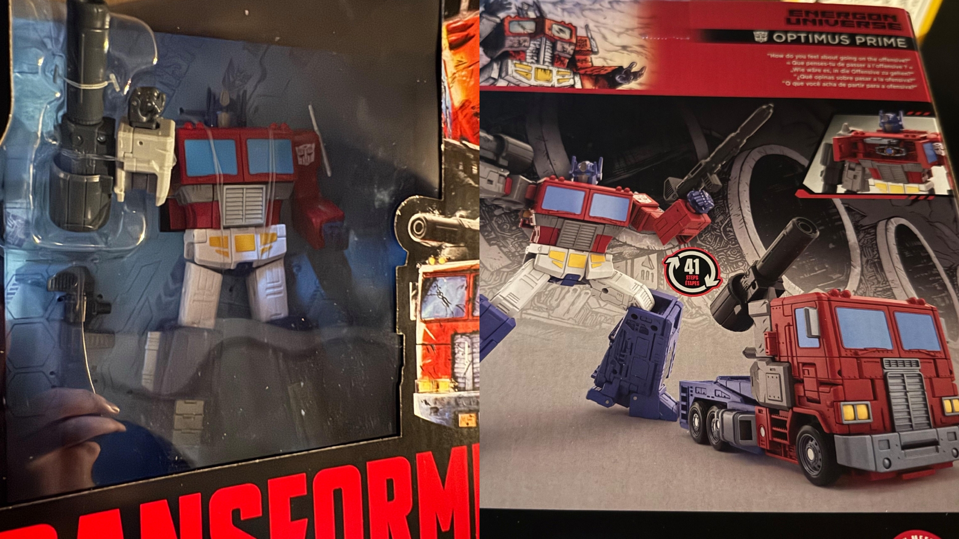 Daily Prime - Energon Universe Optimus Prime In-Hand Box Images Transformers Studio Series Leader