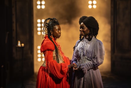 Elizabeth Ayodele as Princess Elia Martell and Tanisha Spring as Ashara Dayne in Game of Thrones: The Mad King.