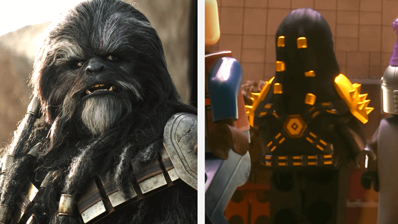 The Wookiee bounty hunter Krrsantan.