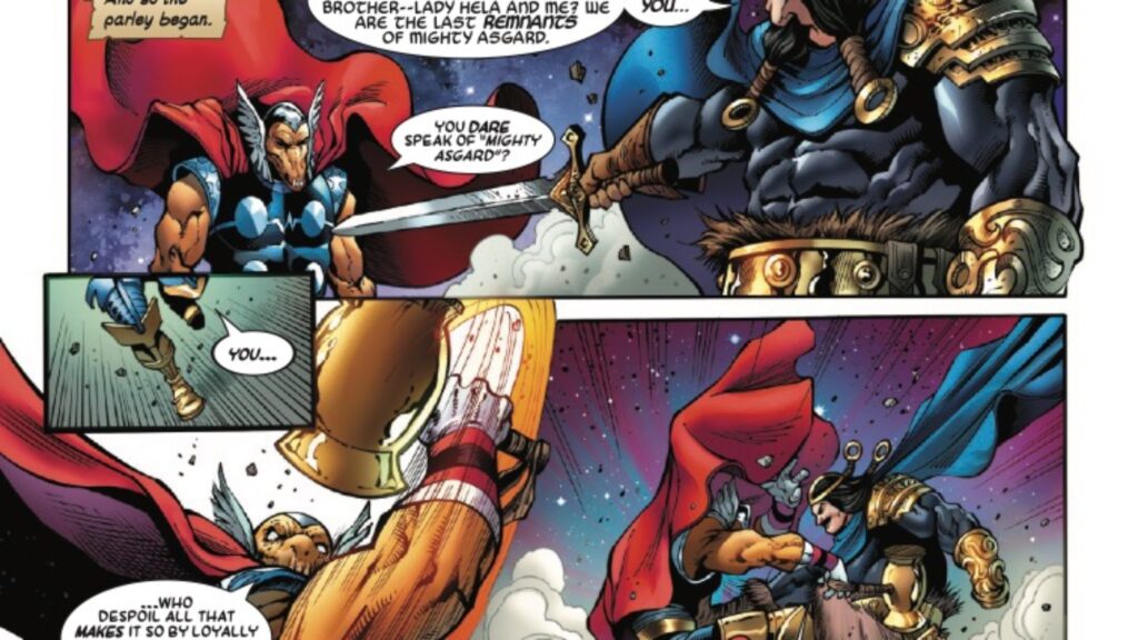 Queen in Black: Thor #1 Preview: Hammer Time Identity Crisis