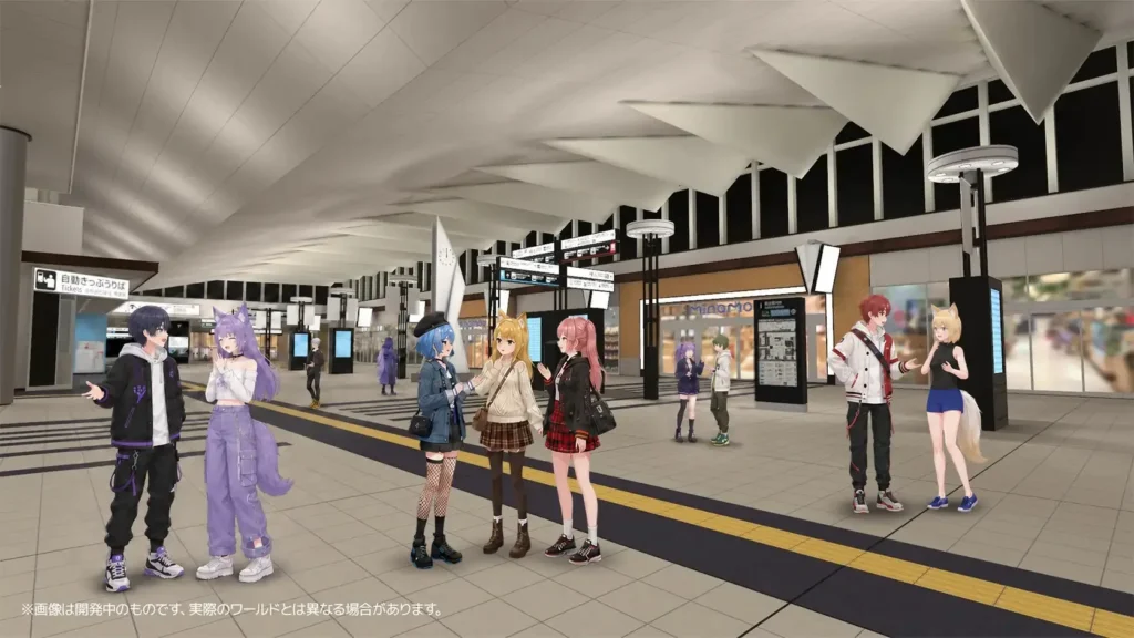 JR West Japan significantly revamps “Virtual Hiroshima Station 2.u” in VRChat.