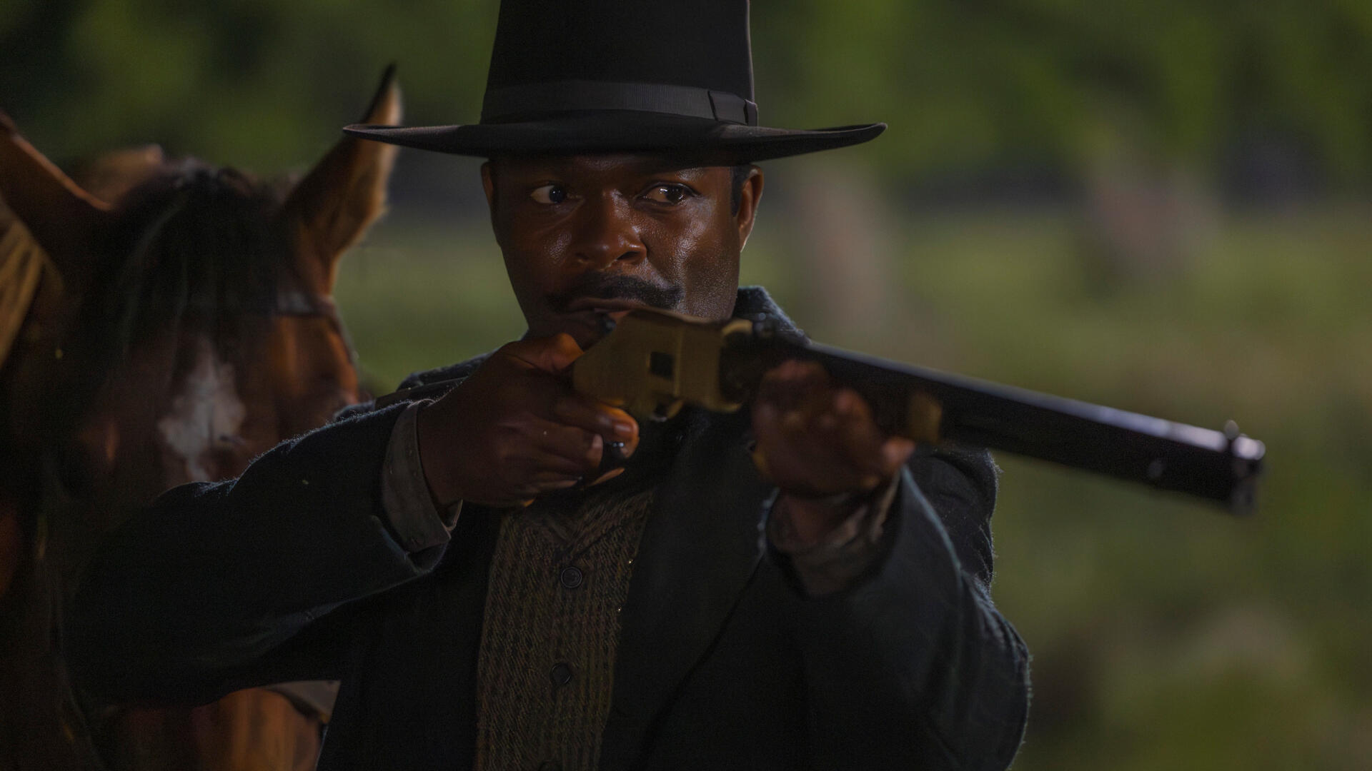 David Oyelowo as Bass Reeves in Lawmen: Bass Reeves