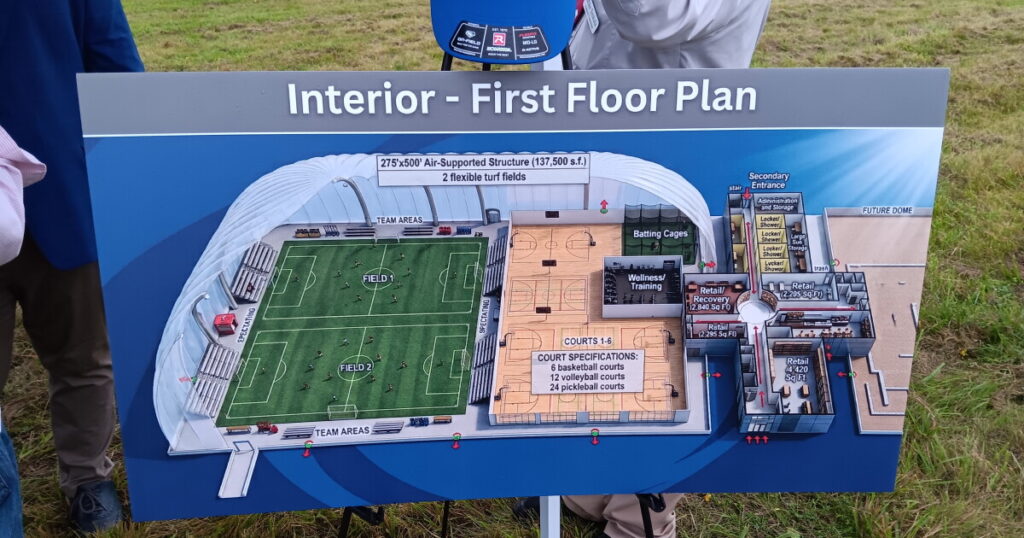Ground breaks on  million sports and entertainment complex in Amherst