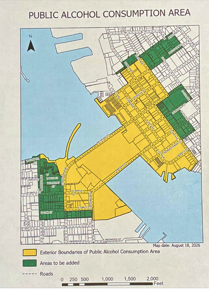 Sturgeon Bay entertainment district Facebook post