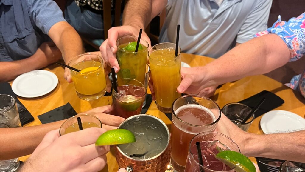 Group chat takes real-life form as circle of friends hits Florida road