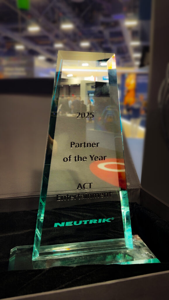 ACT Entertainment Honored with Neutrik Group Americas’ Partner of the Year Award ACT Entertainment Honored with Neutrik Group Americas’ Partner of the Year Award