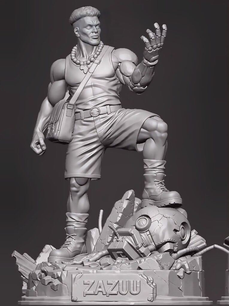 Studio unveils 3D sculpture for animation, collectibles, merchandise