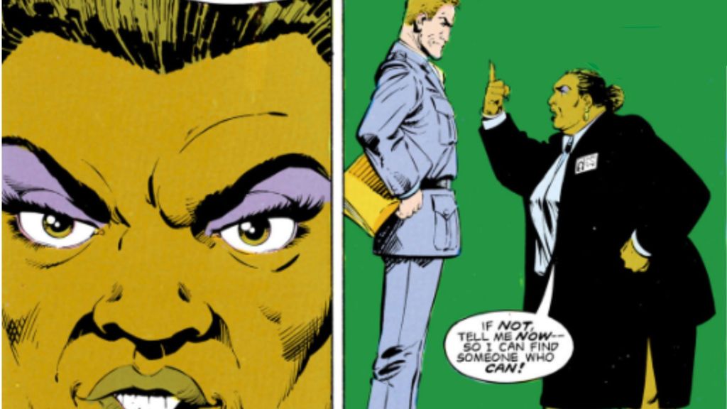 Amanda Waller and Rick Flag
