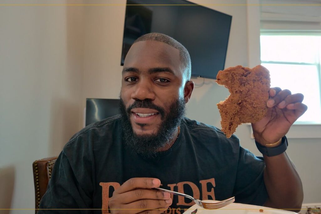 Comedian reveals distressing effects of eating nothing but fried chicken for a month