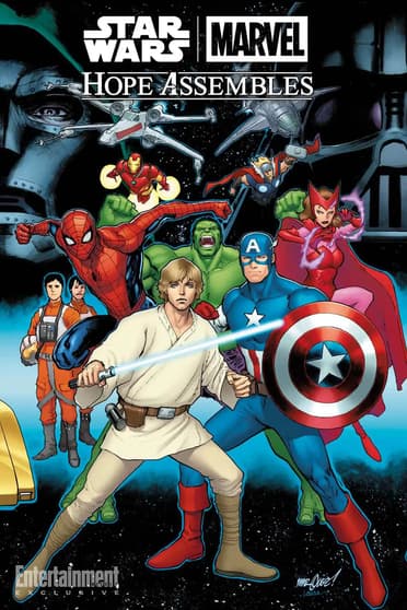 Marvel and Lucasfilm Announce ‘Star Wars/Marvel: Hope Assembles’ Crossover Event Marvel and Lucasfilm Announce ‘Star Wars/Marvel: Hope Assembles’ Crossover Event