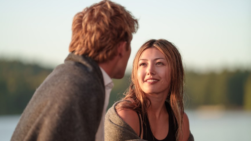 Samuel Braun as Josh Regis and Miku Martineau in Episode 3 of Crew Girl