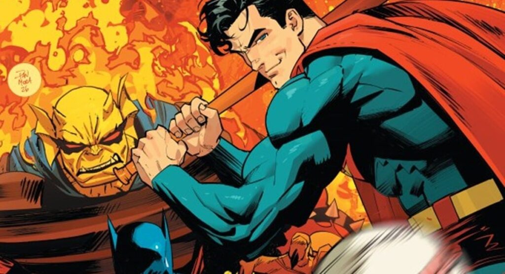 DC Round-Up: In BATMAN/SUPERMAN – WORLD’S FINEST #54, our heroes save humanity by playing baseball in Hell