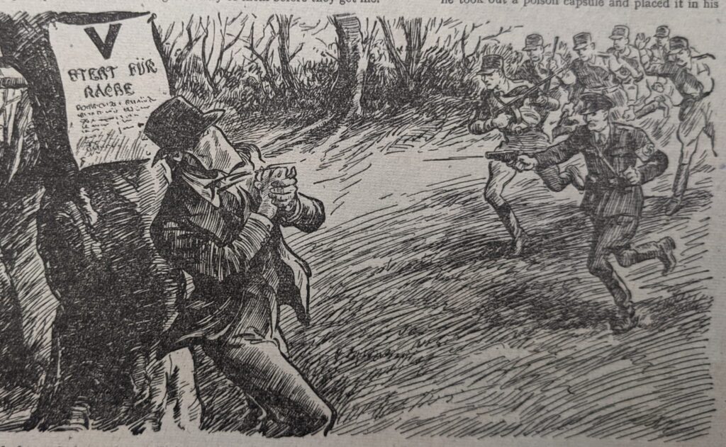 Deathless Men in "V for Vengeance", published by DC Thomson