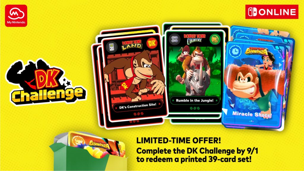 Nintendo reveals physical reward for completing the DK Challenge Nintendo reveals physical reward for completing the DK Challenge