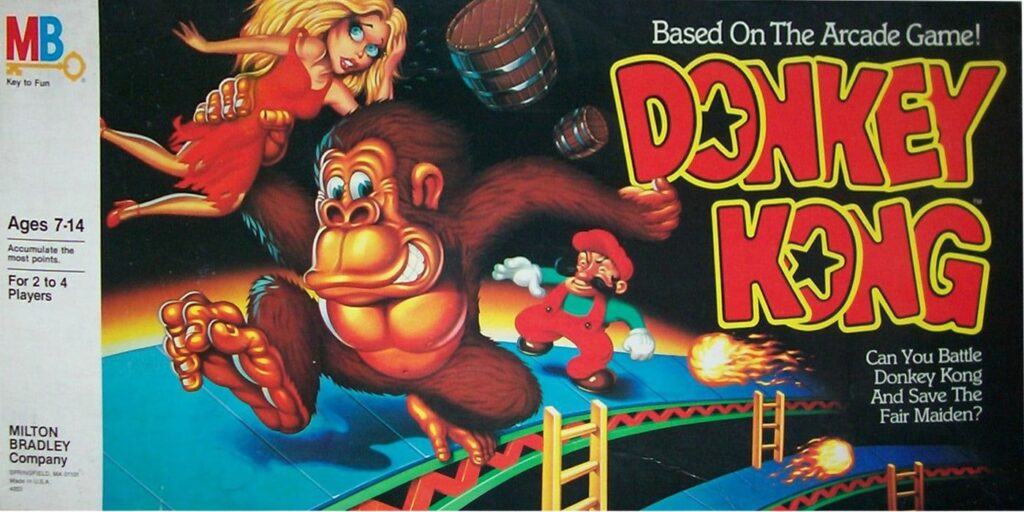 Board Games Retro: The “Donkey Kong” Board Game Was Worth It For The DK Miniature Board Games Retro: The “Donkey Kong” Board Game Was Worth It For The DK Miniature