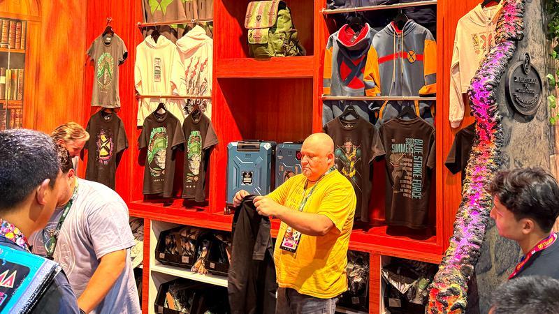 Heroes & Villains booth at SDCC.