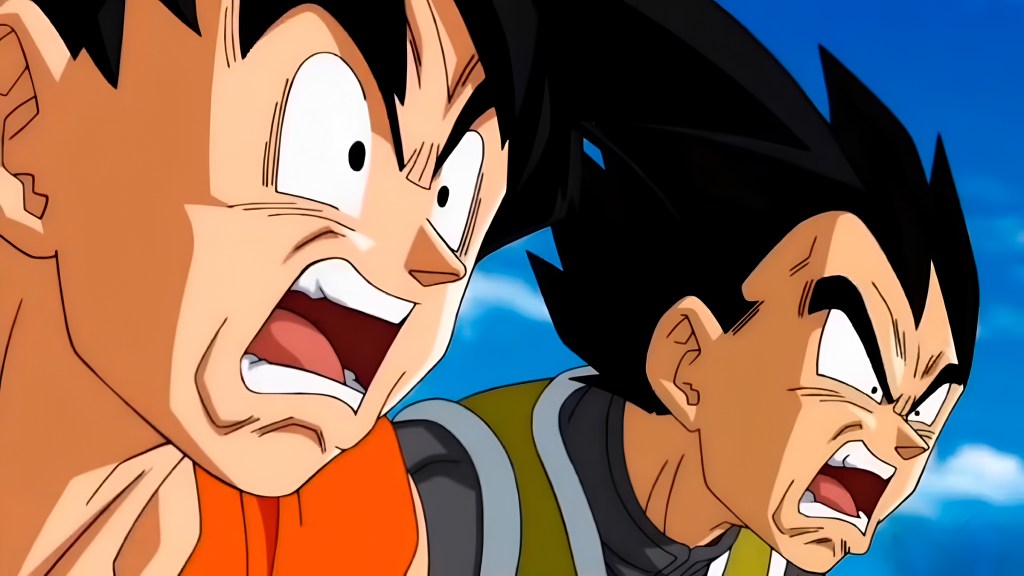 Dragon Ball Goku Vegeta Shocked