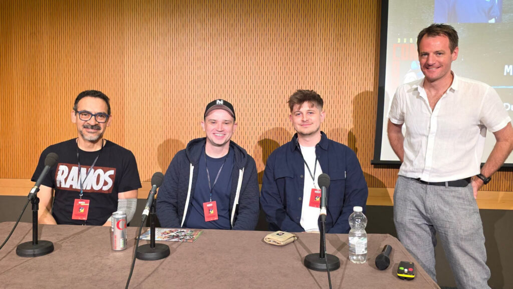 Dublin Comic Con 2026 - Summer Edition - Hosted by Seamus Kavanagh, the Marvel Art Atelier programme panel saw artist Reese Hannigan in conversation with Humberto Ramos and Rickey Purdin about his experience of taking part in the exclusive programme at Disneyland Paris. Photo: Dublin Comic Con