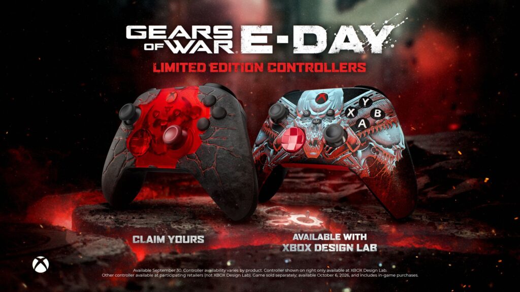 Prepare for Emergence Day with the Gears of War: E-Day Limited Edition XBOX Wireless Controllers