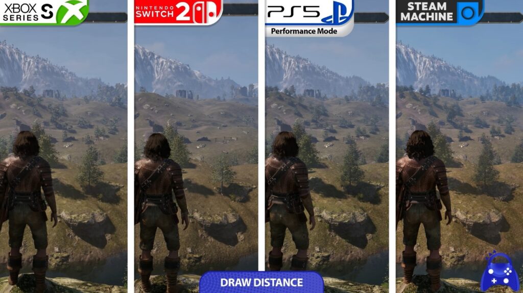 Video: The Elder Scrolls 4: Oblivion Remastered Nintendo Switch 2 vs. PS5 vs. Xbox Series S vs. Steam Machine graphics comparison