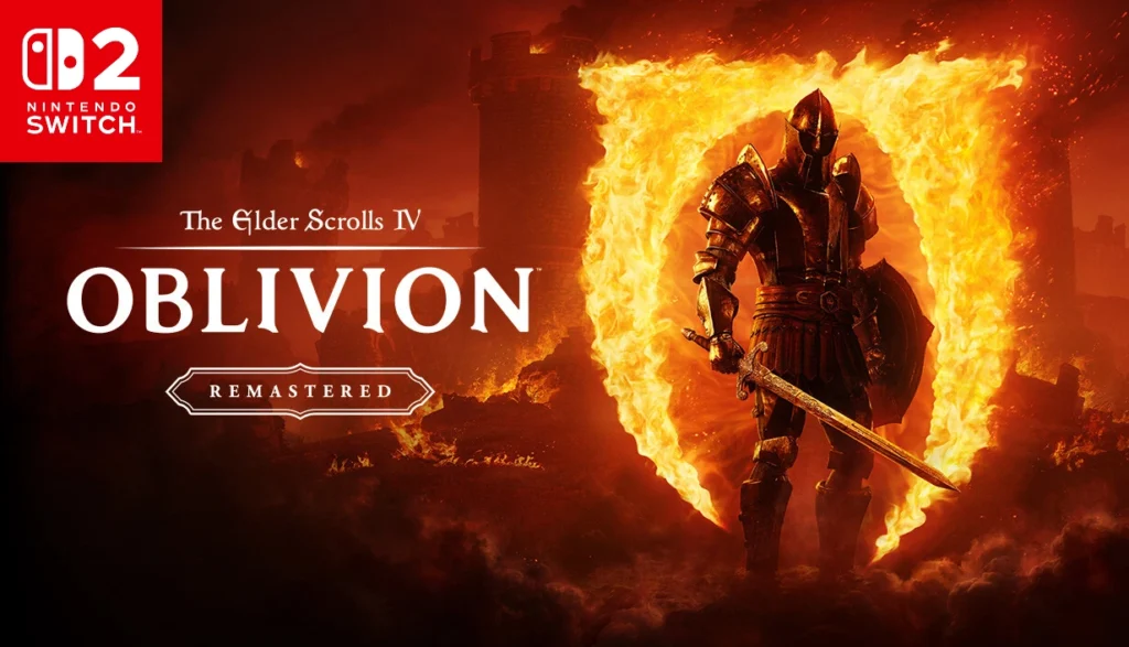 UK software sales chart for the week ending August 15, 2026 – Elder Scrolls 4: Oblivion Remastered shoots to the top for Nintendo Switch 2 launch