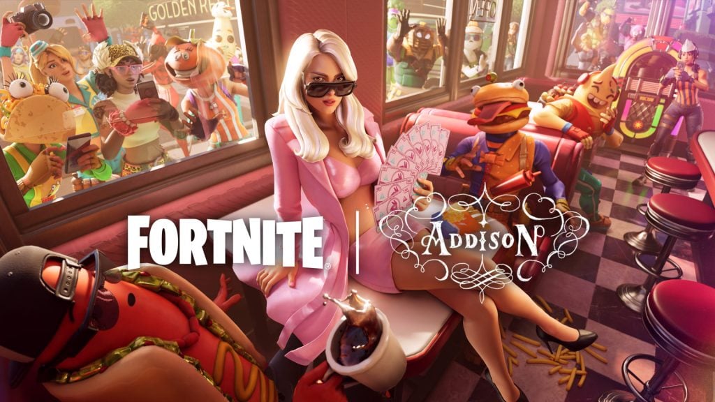 Addison Rae in Fortnite