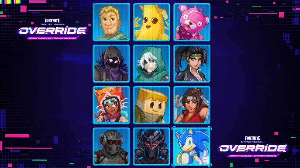 Fortnite Override Battle Pass Trailer Confirms Final Chapter 7 Season 4 Skins