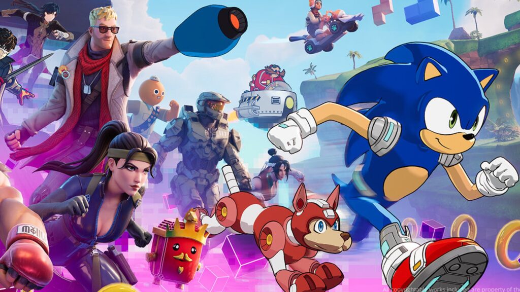 Fortnite Override Reveals Sonic, Persona’s Joker, Crash Bandicoot, and More: Watch The Epic Trailer