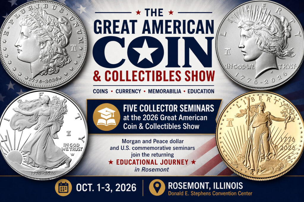 2026 GACC Show Plans Five Coin Seminars for Oct. 2