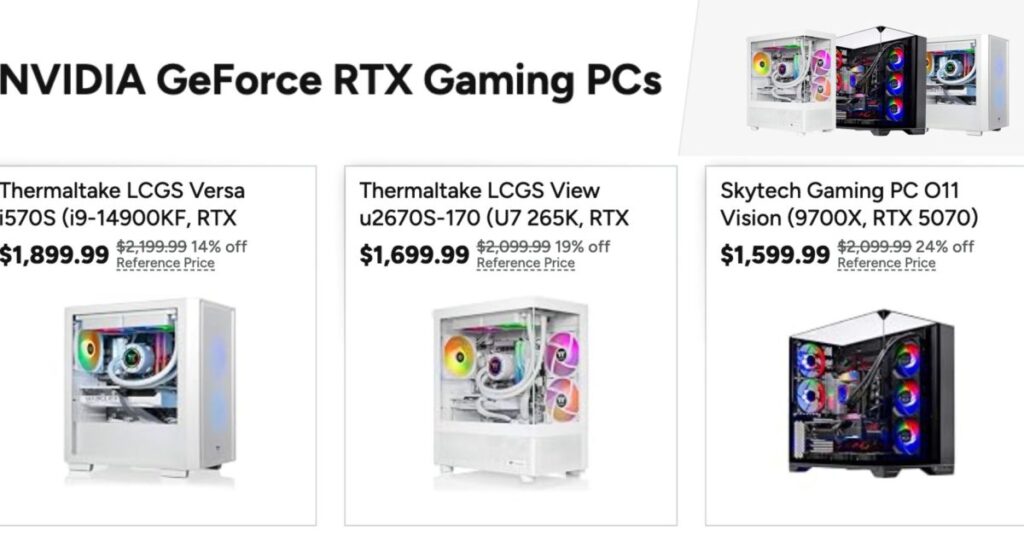 Woot is taking up to 0 off RTX 5070 gaming PCs for your battlestation Woot is taking up to 0 off RTX 5070 gaming PCs for your battlestation