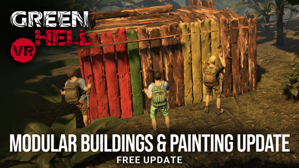 Green Hell VR Brings A Painting & Building Update To PlayStation VR2 & Meta Quest