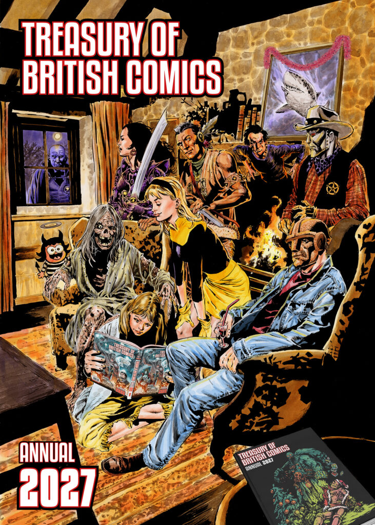 Treasury of British Comics Annual 2027 - Cover by Mike Perkins
