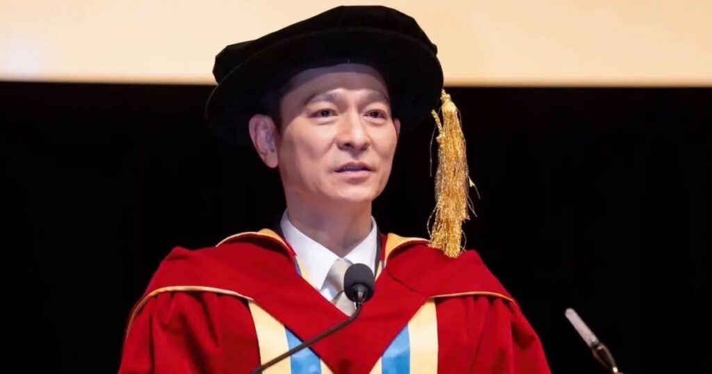 Andy Lau receives honorary doctorate from Hong Kong university