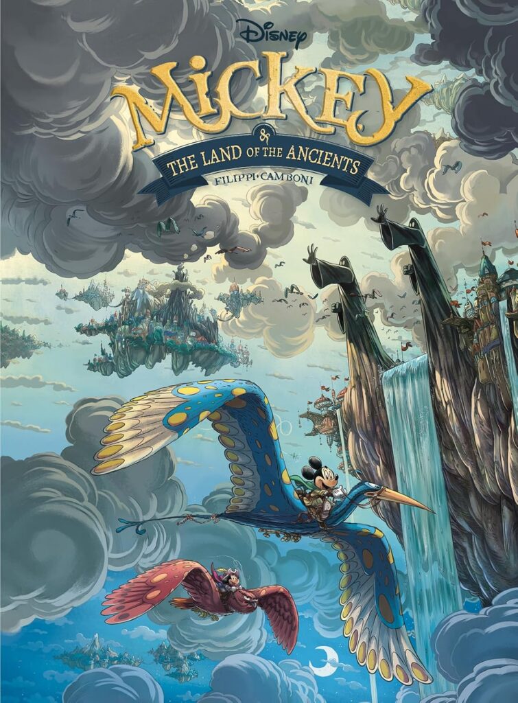 MICKEY & THE LAND OF THE ANCIENTS
Writer: Denis-Pierre Filippi Artist: Silvio Camboni
Diamond Code: AUG262165
Price: £19.99
Release Date: 16th September 16, 2026
Format: Hardcover
ISBN: 9781804914229
Page Count: 56 pp
Trim Size: 28 x 21
Age Rating: All Ages / Unrated