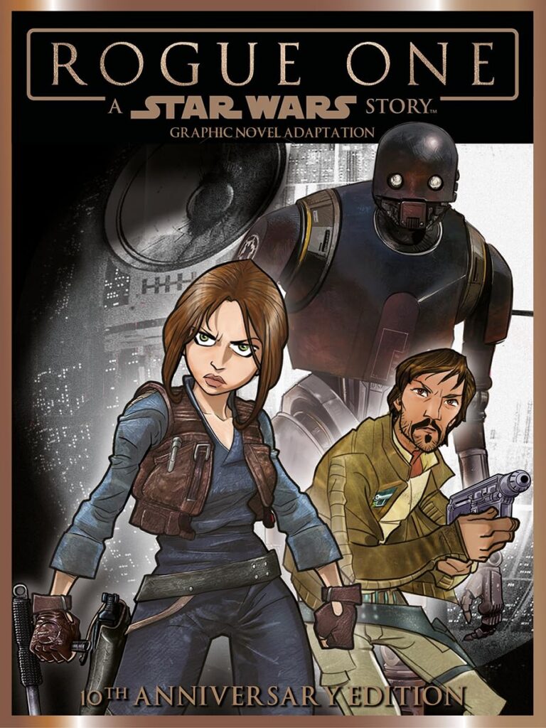 ROGUE ONE A STAR WARS STORY - GRAPHIC NOVEL ADAPTATION
Writer: Alessandro Ferrari Artist: Matteo Piana & Igor Chimisso
Diamond Code: AUG262166
Price: £12.99
Release Date: 1st September 2026
Format: Trade Paperback
ISBN: 9781804914489
Page Count: 72 pp
Trim Size: 28 x 21
Age Rating: All Ages / Unrated