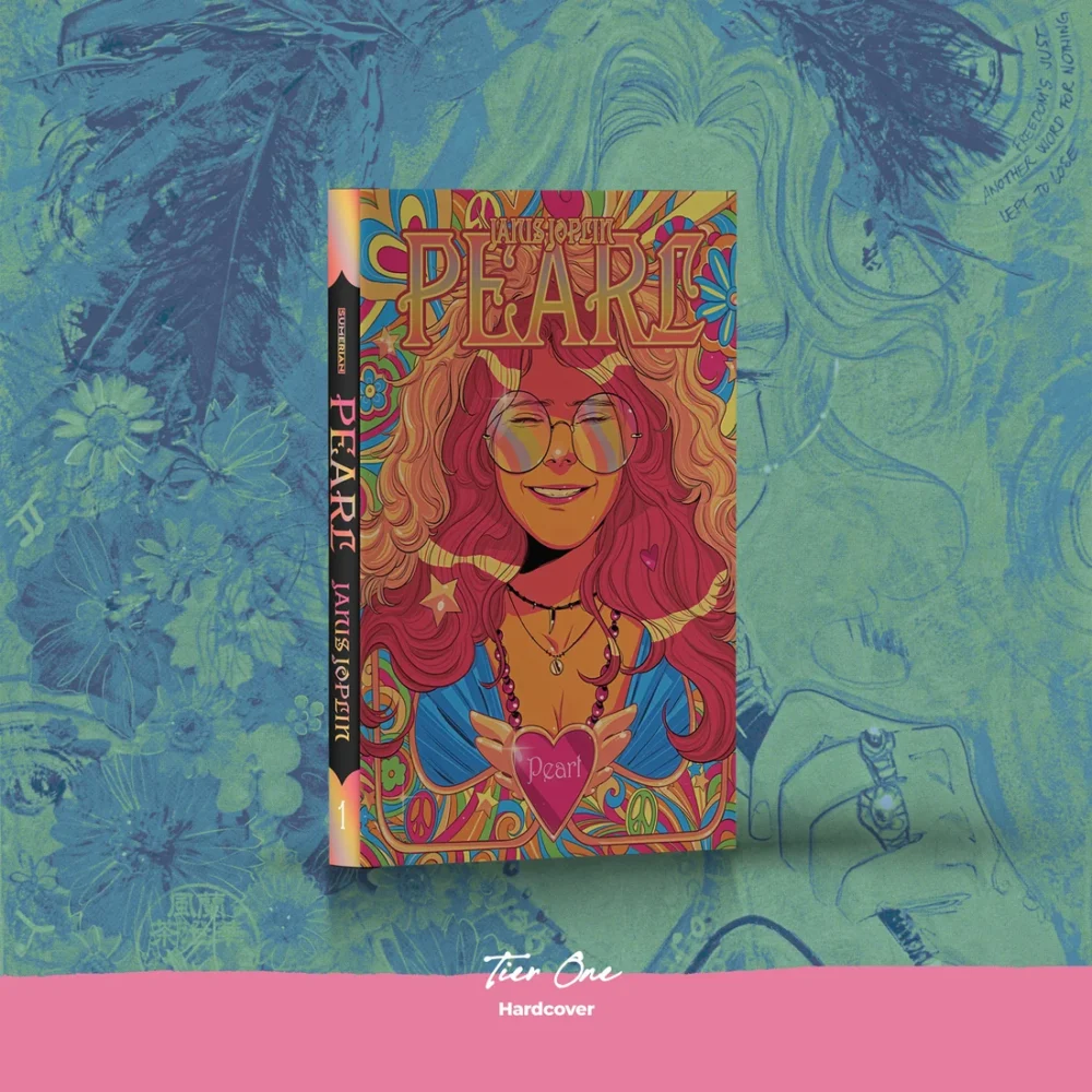 Janis Joplin: Pearl hardcover, courtesy of Sumerian