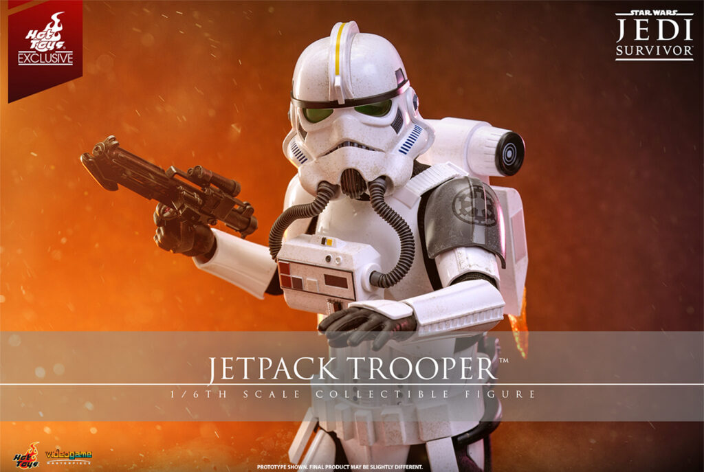 New Hot Toys Jetpack Trooper 1/6 Scale Collectible Figure from Star Wars Jedi: Survivor New Hot Toys Jetpack Trooper 1/6 Scale Collectible Figure from Star Wars Jedi: Survivor