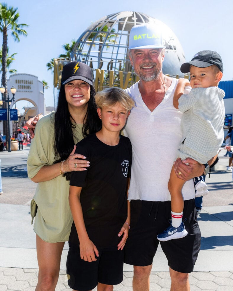 Thrills, laughs and family time. Josh Duhamel, Audra, Axl and Shepherd enjoyed an unforgettable day together at Universal Studios Hollywood on August 26, 2026.